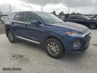 2019 Hyundai Santa Fe SE with VIN 5NMS23AD5KH128369, listed as a Copart auction lot 50727625 with 59,025 mi miles and Salvage Title. Bid and sale history available at carsss.com. Image 4.