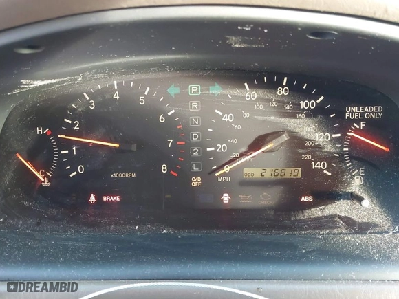 1998 Lexus ES 300 Luxury Sport Sdn with VIN JT8BF28G7W0122687, listed as a IAAI auction lot 41855378 with NaN miles. Bid and sale history available at carsss.com. Image 7.