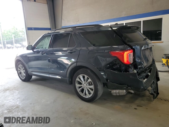 2023 Ford Explorer XLT with VIN 1FMSK8DH4PGC36021, listed as a Copart auction lot 58583865 with 30,308 mi miles and Salvage title. Bid and sale history available at DreamBid. Image 2.