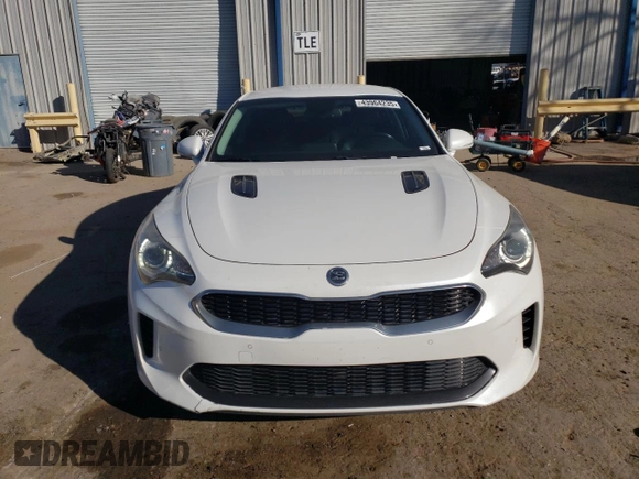 2018 Kia Stinger with VIN KNAE15LAXJ6030560, listed as a Copart auction lot 43964235 with 97,371 mi miles and Salvage Title. Bid and sale history available at DreamBid. Image 5.