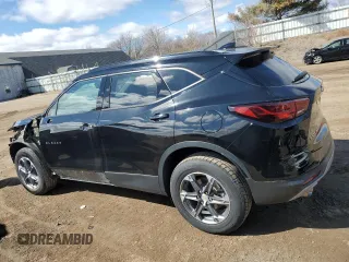 2023 Chevrolet Blazer LT with VIN 3GNKBHR49PS122308, listed as a Copart auction lot 49988235 with 16,654 mi miles and Salvage title. Bid and sale history available at DreamBid. Image 2.