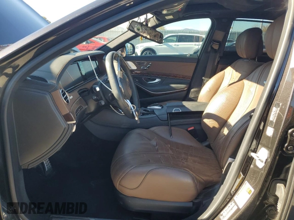 2016 Mercedes-Benz S-Class AMG S 63 with VIN WDDUG7JB0GA235269, listed as a Copart auction lot 78687474 with 52,452 mi miles and Salvage Title. Bid and sale history available at carsss.com. Image 7.