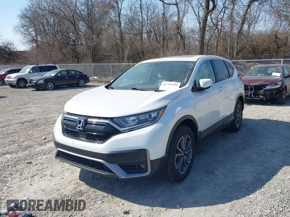 2021 Honda CR-V EX with VIN 5J6RW2H50ML017462, listed as a IAAI auction lot 41787030 with 57,858 mi miles. Bid and sale history available at carsss.com. Image 18.