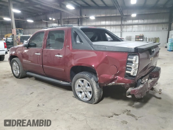 2008 Chevrolet Avalanche LTZ with VIN 3GNFK12368G126797, listed as a Copart auction lot 47109695 with 244,851 mi miles and Salvage Title. Bid and sale history available at carsss.com. Image 2.