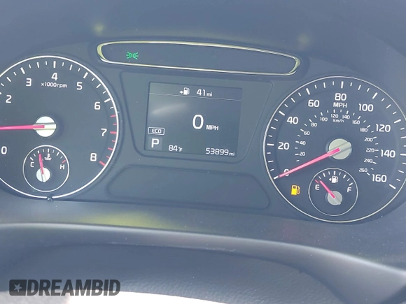 2019 Kia Sorento LX with VIN 5XYPGDA39KG576807, listed as a IAAI auction lot 42063866 with 53,899 mi miles. Bid and sale history available at carsss.com. Image 7.