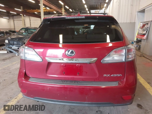 2011 Lexus RX 450h with VIN JTJBC1BA6B2420149, listed as a IAAI auction lot 41598439 with 154,965 mi miles and . Bid and sale history available at DreamBid. Image 16.