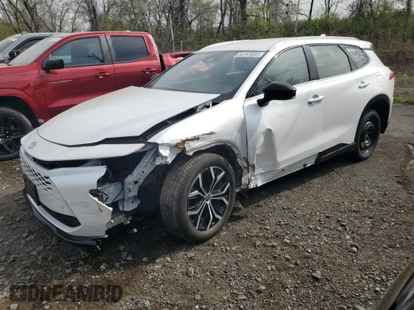 2025 Toyota Crown XLE with VIN JTDACAAJ3S3001296, listed as a Copart auction lot 54757035 with 12,003 mi miles and Salvage title. Bid and sale history available at DreamBid. Image 1.