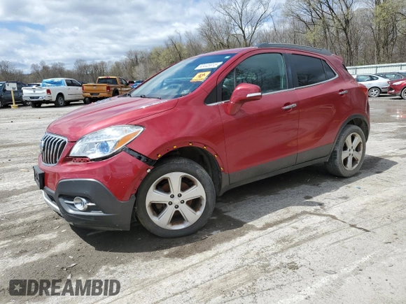 2015 Buick Encore Convenience with VIN KL4CJFSB5FB234296, listed as a Copart auction lot 53445915 with 121,974 mi miles and Clean Title. Bid and sale history available at carsss.com. Image 1.
