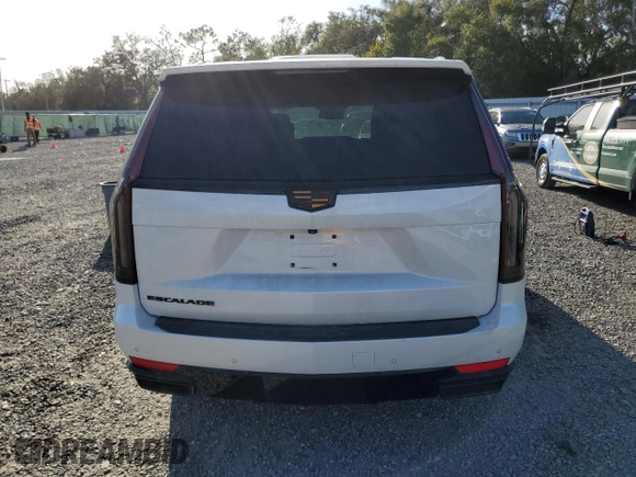2021 Cadillac Escalade Sport with VIN 1GYS3FKL1MR192437, listed as a Copart auction lot 78201124 with Not provided miles and Salvage title. Bid and sale history available at DreamBid. Image 6.