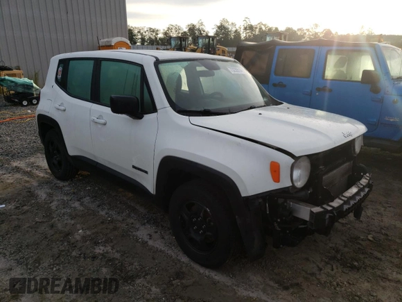 2020 Jeep Renegade Jeepster z VIN ZACNJAAB7LPL00686, wystawiony jako Copart lot #73235514 z przebiegiem 125 983 mil mil oraz Szkoda całkowita • Salvage title. Historia ofert i sprzedaży dostępna na DreamBid. Obrazek 4.