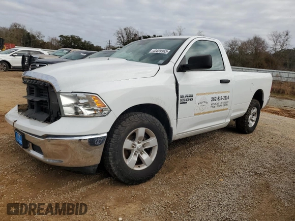 2019 Ram 1500 Classic Tradesman with VIN 3C6JR6DG6KG541192, listed as a Copart auction lot 43459365 with 173,727 mi miles and Salvage Title. Bid and sale history available at carsss.com. Image 1.