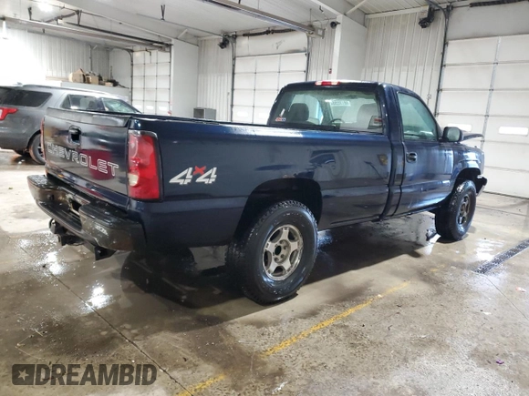 2006 Chevrolet Silverado 1500 Work Truck with VIN 3GCEK14X76G234265, listed as a Copart auction lot 88130355 with 114,111 mi miles and Salvage Title. Bid and sale history available at carsss.com. Image 3.
