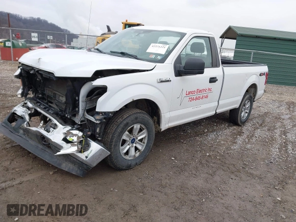 2019 Ford F-150 XL with VIN 1FTMF1EBXKKE23997, listed as a IAAI auction lot 41571221 with 53,964 mi miles and . Bid and sale history available at DreamBid. Image 2.