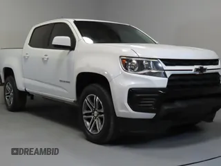 2021 Chevrolet Colorado 2WD Work Truck z VIN 1GCGSBEN7M1251123, wystawiony jako Copart lot #56428325 z przebiegiem 116 430 mil mil oraz Szkoda całkowita • Salvage title. Historia ofert i sprzedaży dostępna na DreamBid. Obrazek 1.