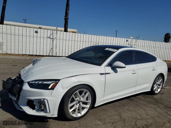 2024 Audi A5 Sportback S line Premium with VIN WAUDACF51RA014240, listed as a Copart auction lot 78013794 with 17,004 mi miles and Salvage Title. Bid and sale history available at carsss.com. Image 1.