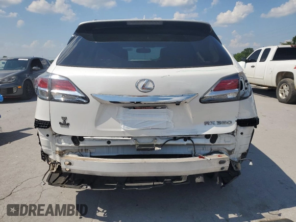 2015 Lexus RX 350 with VIN 2T2BK1BAXFC324498, listed as a Copart auction lot 62032775 with 108,234 mi miles and Salvage title. Bid and sale history available at DreamBid. Image 6.