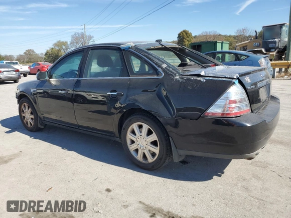 2008 Ford Taurus Limited with VIN 1FAHP28W08G134163, listed as a Copart auction lot 80072614 with 121,614 mi miles and Salvage Title. Bid and sale history available at carsss.com. Image 2.