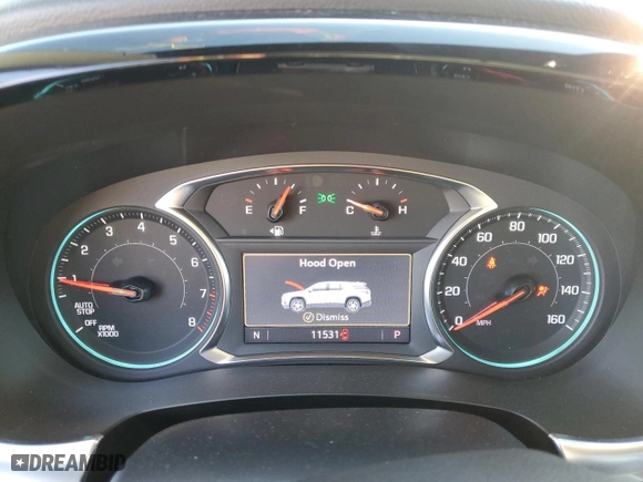 2023 Chevrolet Traverse LT Cloth with VIN 1GNEVGKW8PJ223934, listed as a Copart auction lot 45477675 with 11,531 mi miles and Salvage Title. Bid and sale history available at carsss.com. Image 9.