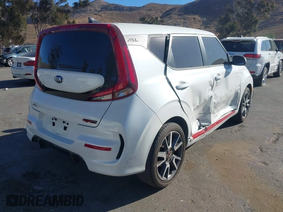 2021 Kia Soul GT-Line with VIN KNDJ63AU8M7745713, listed as a IAAI auction lot 41403799 with 87,562 mi miles and . Bid and sale history available at DreamBid. Image 4.