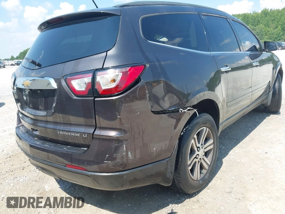 2015 Chevrolet Traverse LT with VIN 1GNKRGKD9FJ386547, listed as a IAAI auction lot 42663028 with 170,563 mi miles and . Bid and sale history available at DreamBid. Image 6.