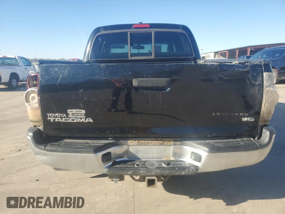 2011 Toyota Tacoma PreRunner with VIN 5TFJU4GN6BX006400, listed as a Copart auction lot 82746824 with Not Provided miles and Clean Title. Bid and sale history available at DreamBid. Image 6.