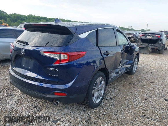 2021 Acura RDX Advance с VIN 5J8TC2H76ML033088, выставлен на аукционе IAAI как лот 42615303 с пробегом 40 602 миль миль и . История ставок и продаж доступна на DreamBid. Изображение 4.
