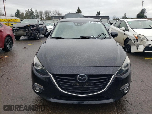 2015 Mazda 3 S Grand Touring with VIN JM1BM1W33F1263073, listed as a Copart auction lot 87162974 with 111,906 mi miles and Salvage Title. Bid and sale history available at DreamBid. Image 5.