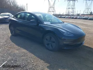 2023 Tesla Model 3 with VIN 5YJ3E1EA4PF509459, listed as a IAAI auction lot 41697792 with 25,980 mi miles. Bid and sale history available at carsss.com. Image 1.