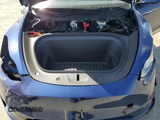 2023 Tesla Model Y Long Range with VIN 7SAYGAEE8PF927092, listed as a Copart auction lot 53917185 with 17,639 mi miles and Salvage Title. Bid and sale history available at DreamBid. Image 11.