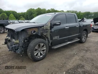 2017 Nissan Titan SV z VIN 1N6AA1E52HN567057, wystawiony jako Copart lot #55134675 z przebiegiem 78 084 mil mil oraz Szkoda całkowita • Salvage title. Historia ofert i sprzedaży dostępna na DreamBid. Obrazek 1.