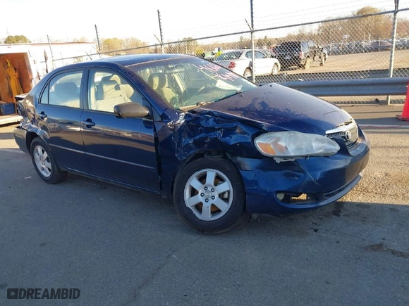 2008 Toyota Corolla CE with VIN 1NXBR32E68Z984666, listed as a IAAI auction lot 41814849 with 166,160 mi miles. Bid and sale history available at carsss.com. Image 1.