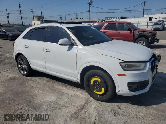2015 Audi Q3 Prestige with VIN WA1FFCFS5FR008970, listed as a Copart auction lot 63481644 with 103,795 mi miles and Salvage title. Bid and sale history available at DreamBid. Image 4.
