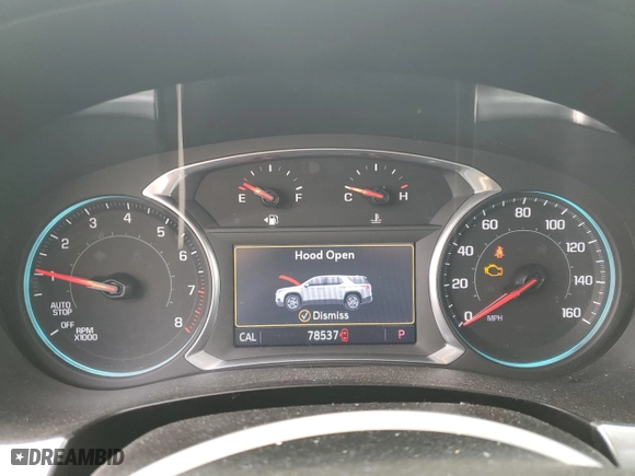 2020 Chevrolet Traverse LT Cloth with VIN 1GNEVGKW6LJ316610, listed as a Copart auction lot 50311735 with 78,537 mi miles and Salvage Title. Bid and sale history available at carsss.com. Image 9.
