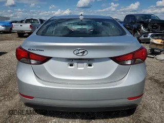 2015 Hyundai Elantra SE with VIN 5NPDH4AE8FH639606, listed as a Copart auction lot 55970335 with 87,714 mi miles and Salvage title. Bid and sale history available at DreamBid. Image 6.