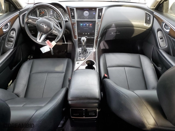 2018 Infiniti Q50 3.0t LUXE with VIN JN1EV7AP2JM591456, listed as a Copart auction lot 45730195 with 64,452 mi miles and Salvage Title. Bid and sale history available at carsss.com. Image 8.