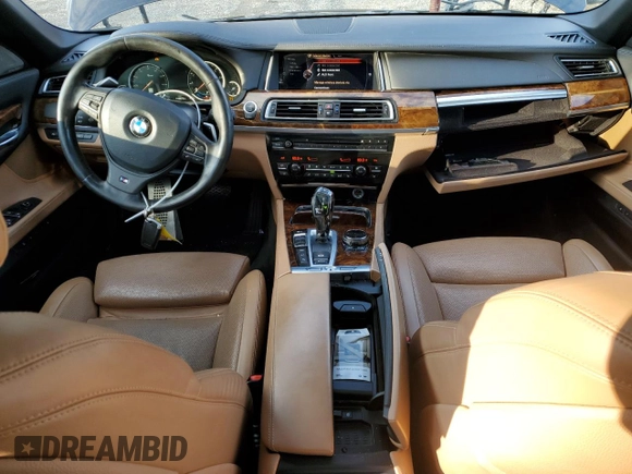 2014 BMW 7 Series 750i xDrive with VIN WBAYB6C5XED225112, listed as a Copart auction lot 76395514 with 115,874 mi miles and Clean Title. Bid and sale history available at carsss.com. Image 8.