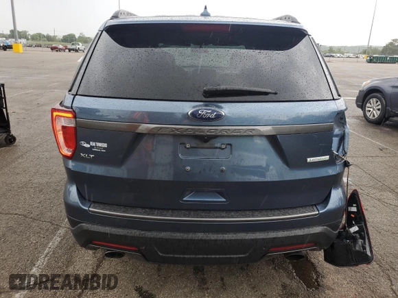 2018 Ford Explorer XLT with VIN 1FM5K7DH0JGB98690, listed as a Copart auction lot 57465175 with 83,551 mi miles and Salvage title. Bid and sale history available at DreamBid. Image 6.