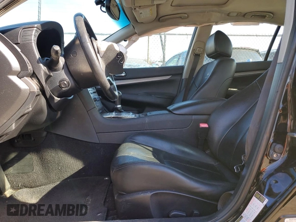 2013 Infiniti G37 x z VIN JN1CV6AR4DM754387, wystawiony jako Copart lot #46638355 z przebiegiem Nie podano mil oraz Szkoda całkowita • Salvage title. Historia ofert i sprzedaży dostępna na DreamBid. Obrazek 7.