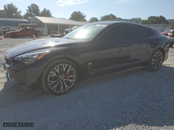 2020 Kia Stinger GT with VIN KNAE35LC0L6084514, listed as a Copart auction lot 70508994 with 40,168 mi miles and Salvage Title. Bid and sale history available at carsss.com. Image 1.