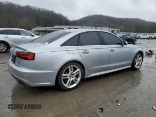 2016 Audi A6 Premium Plus with VIN WAUGFAFC8GN016509, listed as a Copart auction lot 52163905 with 136,724 mi miles and Salvage title. Bid and sale history available at DreamBid. Image 3.
