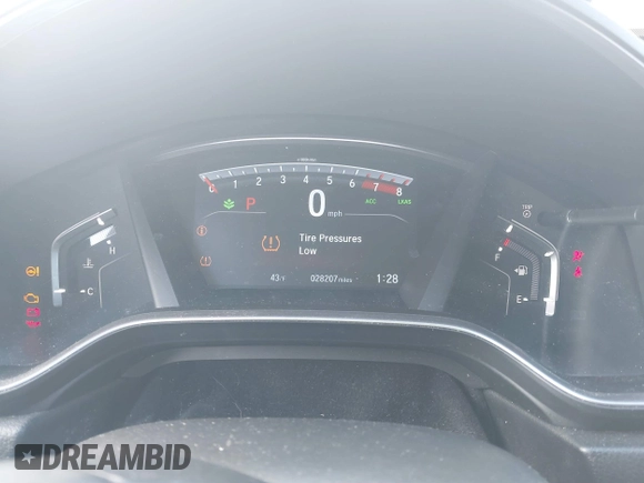 2020 Honda CR-V Touring with VIN 7FARW2H91LE012284, listed as a IAAI auction lot 41672460 with 28,207 mi miles and . Bid and sale history available at DreamBid. Image 7.