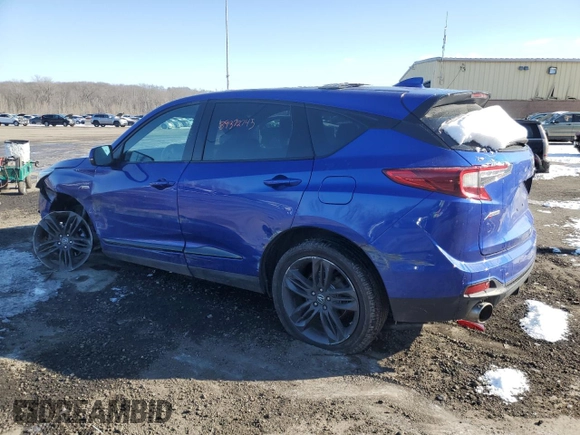 2019 Acura RDX w/A-Spec Pkg with VIN 5J8TC2H66KL014562, listed as a Copart auction lot 89372745 with 32,149 mi miles and Salvage title. Bid and sale history available at DreamBid. Image 2.