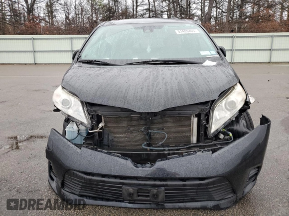 2019 Toyota Sienna LE with VIN 5TDJZ3DC5KS219388, listed as a Copart auction lot 51489465 with 162,353 mi miles and Salvage Title. Bid and sale history available at carsss.com. Image 5.