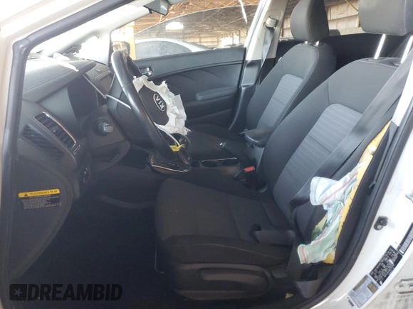 2017 Kia Forte LX with VIN 3KPFL4A7XHE155744, listed as a Copart auction lot 52553625 with 61,027 mi miles and Salvage Title. Bid and sale history available at carsss.com. Image 7.