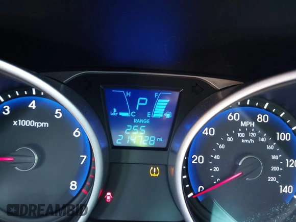 2013 Hyundai Tucson GLS with VIN KM8JU3AC3DU551018, listed as a IAAI auction lot 41988305 with 214,728 mi miles. Bid and sale history available at carsss.com. Image 15.