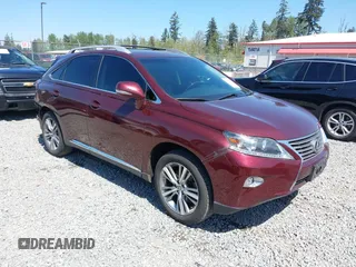 2015 Lexus RX 350 with VIN 2T2BK1BA0FC290068, listed as a IAAI auction lot 42173248 with 158,387 mi miles and . Bid and sale history available at DreamBid. Image 1.
