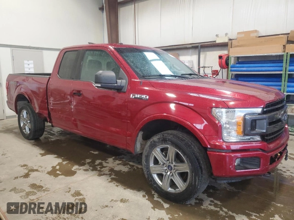 2018 Ford F-150 XL with VIN 1FTEX1EP4JKF24903, listed as a Copart auction lot 61810685 with 101,287 mi miles and Clean title. Bid and sale history available at DreamBid. Image 4.