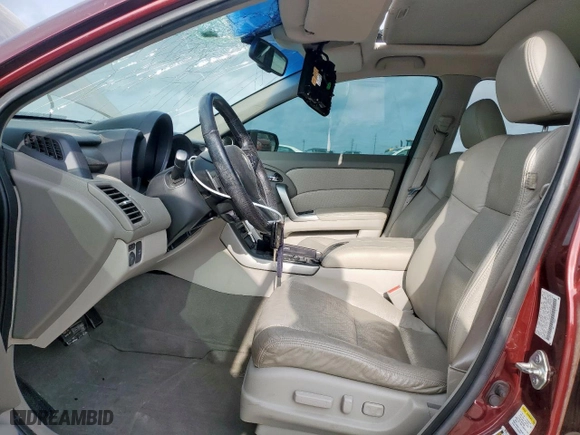 2010 Acura RDX Tech Pkg with VIN 5J8TB2H52AA004969, listed as a Copart auction lot 53607495 with 172,962 mi miles and Salvage Title. Bid and sale history available at carsss.com. Image 7.