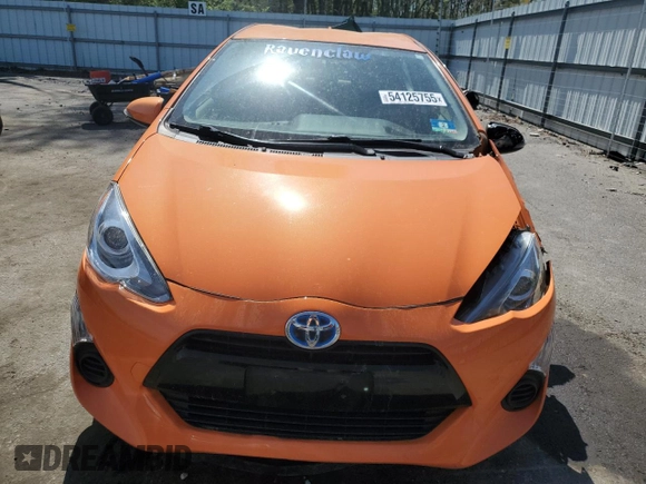 2015 Toyota Prius One with VIN JTDKDTB33F1090740, listed as a Copart auction lot 54125755 with 120,316 mi miles and Salvage Title. Bid and sale history available at carsss.com. Image 5.