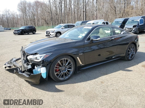 2017 Infiniti Q60 Red Sport 400 z VIN JN1FV7EK2HM611251, wystawiony jako Copart lot #55114595 z przebiegiem 38 479 mil mil oraz Szkoda całkowita • Salvage title. Historia ofert i sprzedaży dostępna na DreamBid. Obrazek 1.